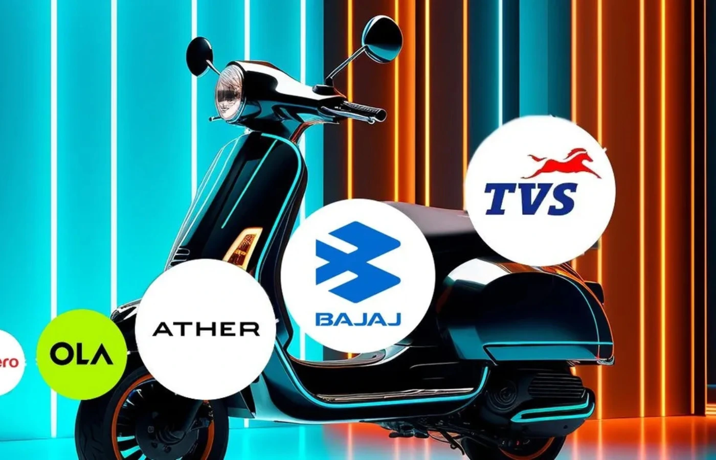 Ather surpassed Ola to claim the third position in electric two-wheeler sales for September, with TVS in the lead. Featured Image
